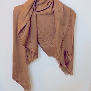 Authentic Louis Vuitton monogram scarf/wrap/shawl